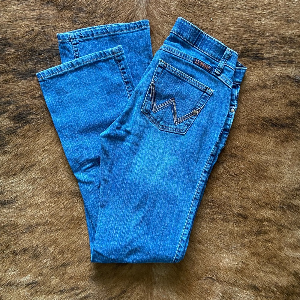 Wrangler Q baby bootcut denim jeans 5/6x36